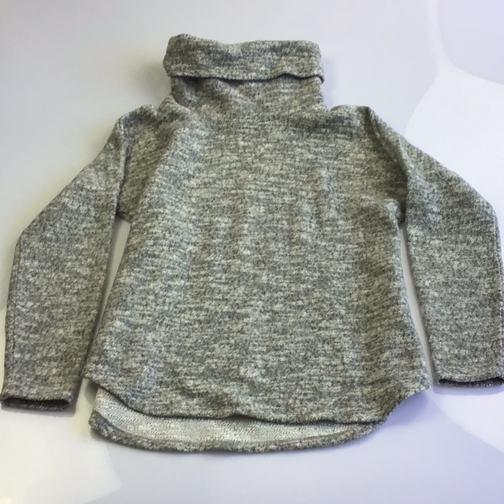 Seed women’s turtleneck sweater grey size XS pit 20” length 22”